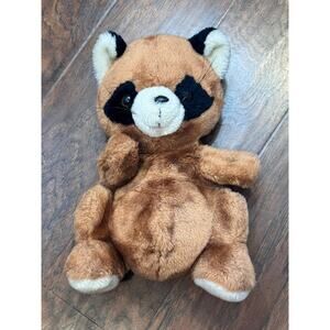 VTG Russ Berrie Rufus The Raccoon Brown Hand Puppet Parade 70s Korea Acme Co